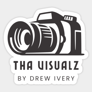 Tha Visualz Original Logo (Grey Alternate) Sticker